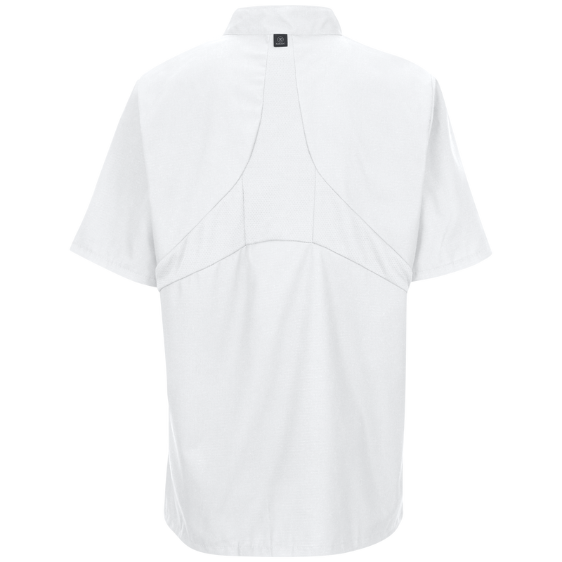 Men's Short Sleeve Chef Coat with OilBlok + MIMIX&reg; image number 2