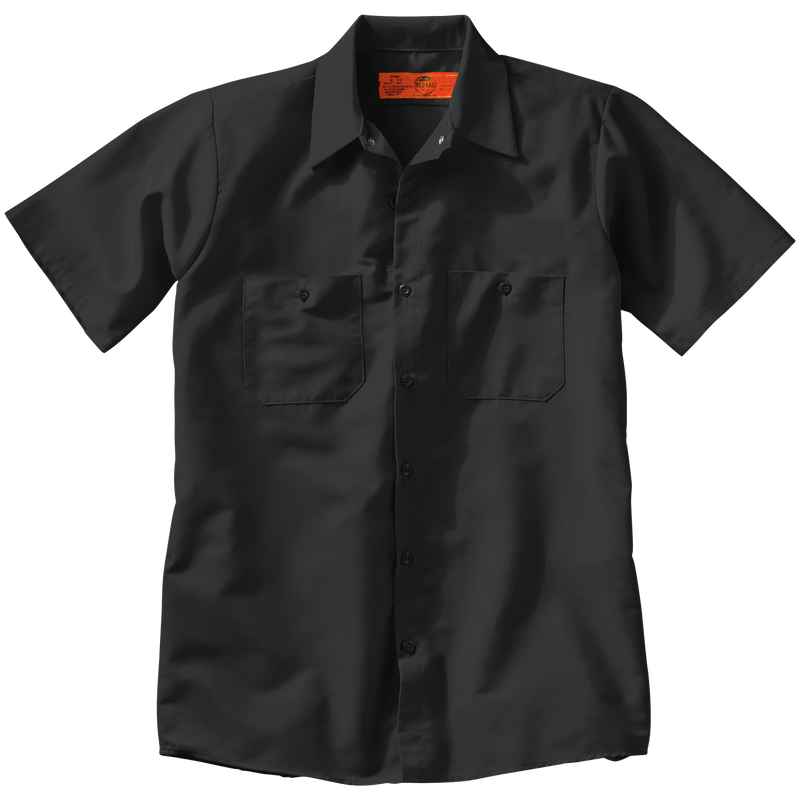 Men's Short Sleeve Industrial Work Shirt image number 9