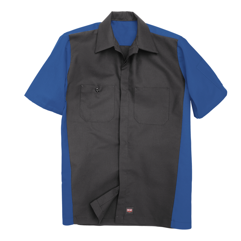 Men's Short Sleeve Two-Tone Crew Shirt image number 4