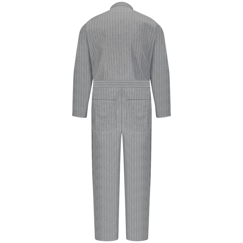 Snap-Front Cotton Herringbone Coverall image number 2
