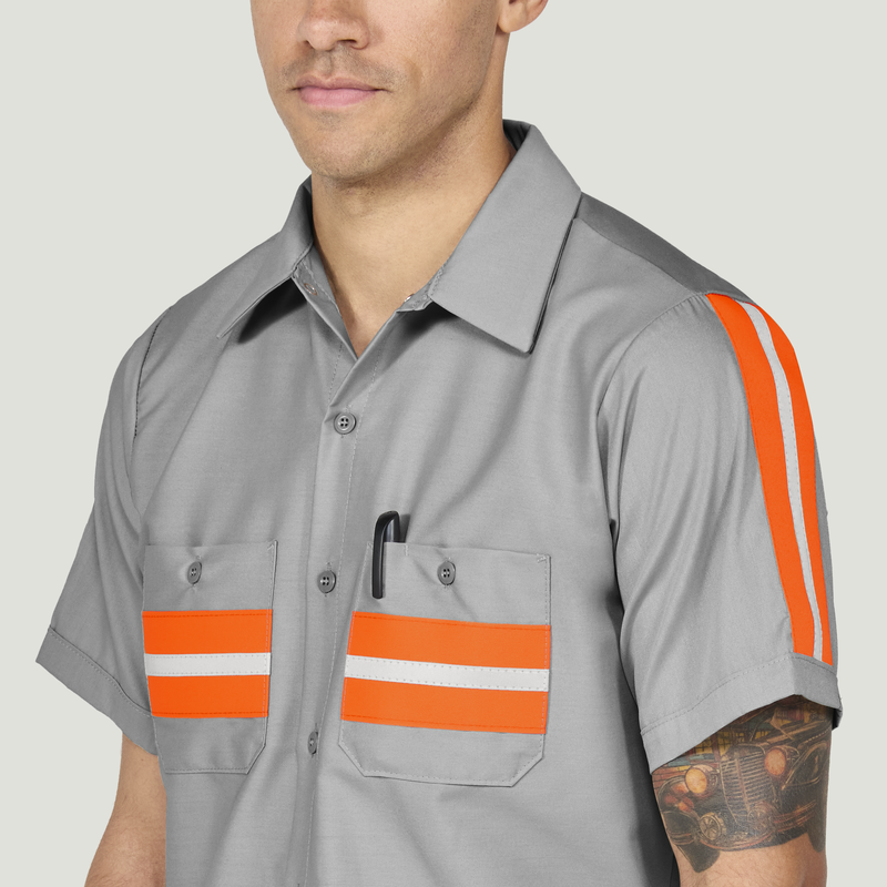 Short Sleeve Enhanced Visibility Shirt image number 10