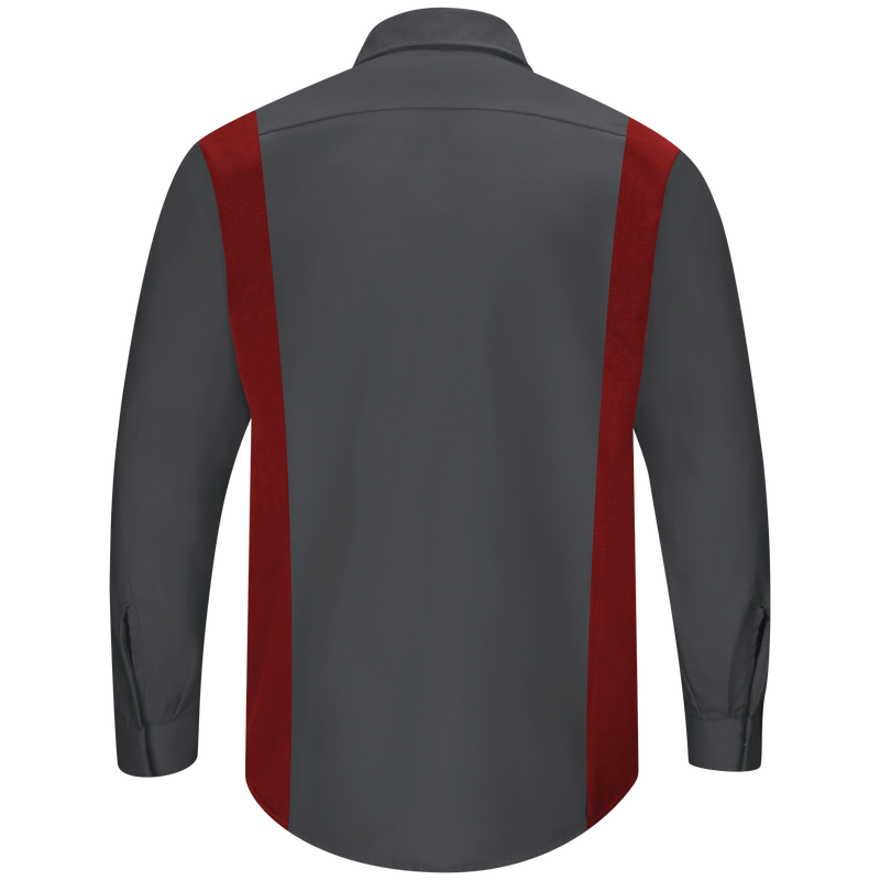 Men's Long Sleeve Performance Plus Shop Shirt with OilBlok Technology image number 2