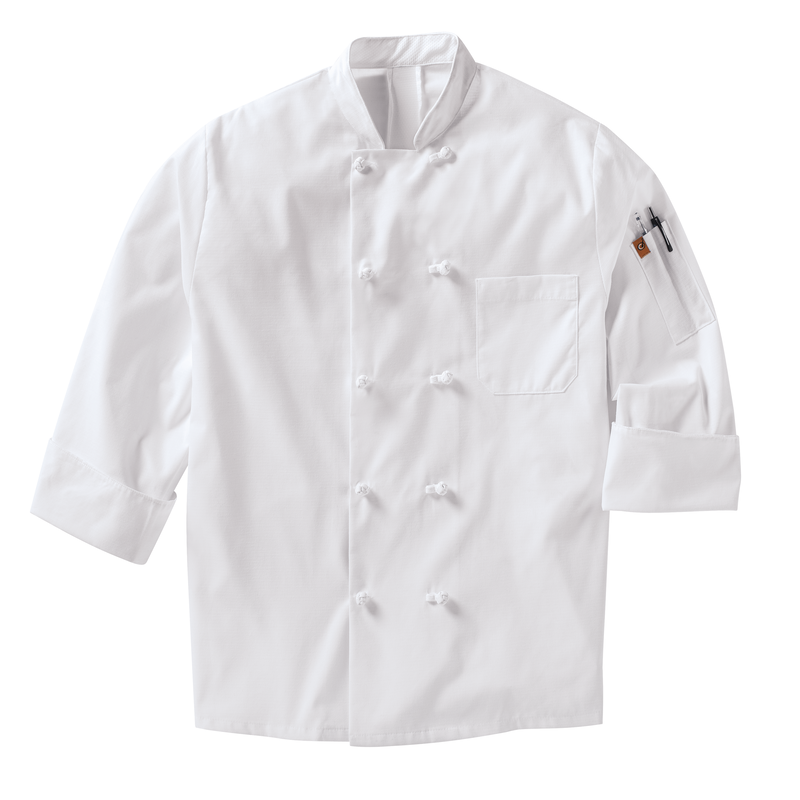Men's Ten Knot Button Chef Coat with OilBlok + MIMIX&reg; image number 8
