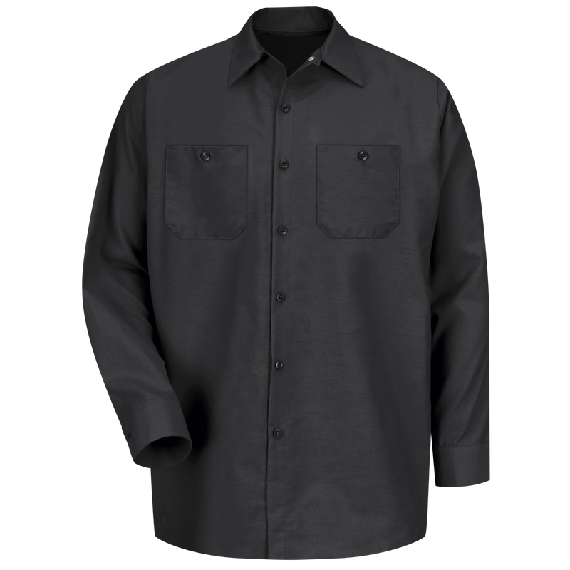 Men's Long Sleeve Industrial Work Shirt image number 1