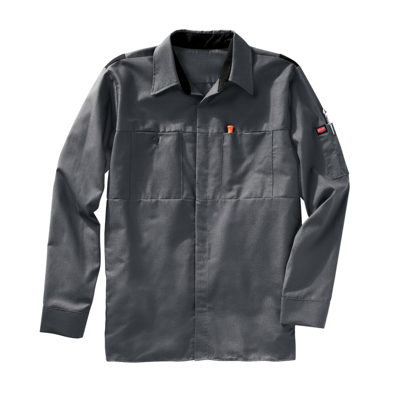 Men's Long Sleeve Performance Plus Shop Shirt with OilBlok Technology image number 5