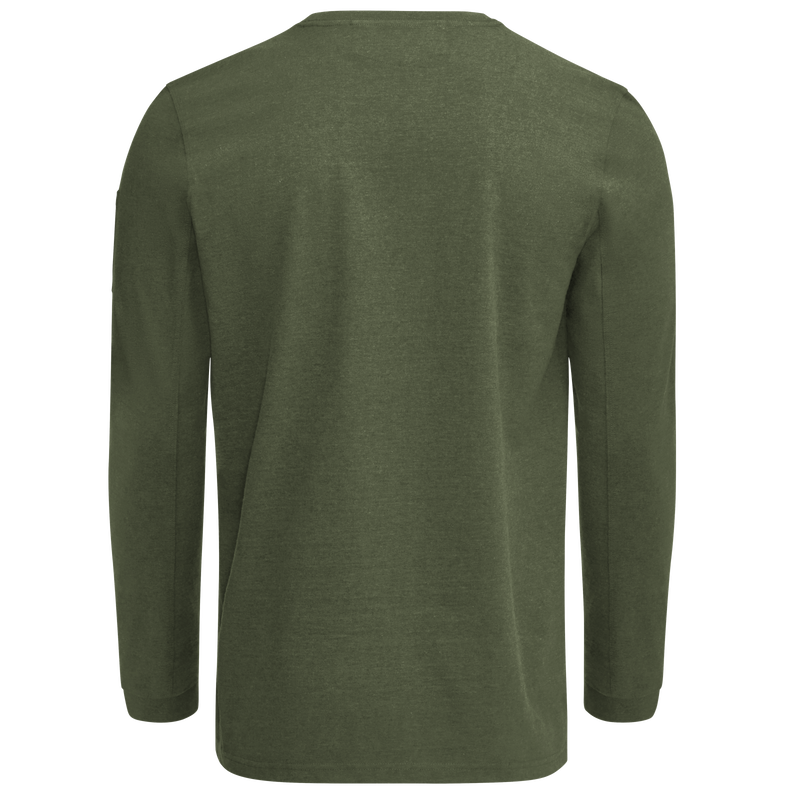 Men's Heavyweight Long Sleeve Cotton Pocket T-Shirt image number 10