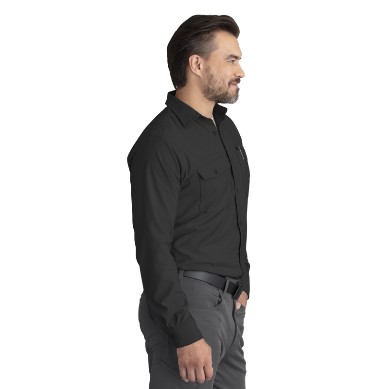 Men's Cooling Long Sleeve Work Shirt image number 8