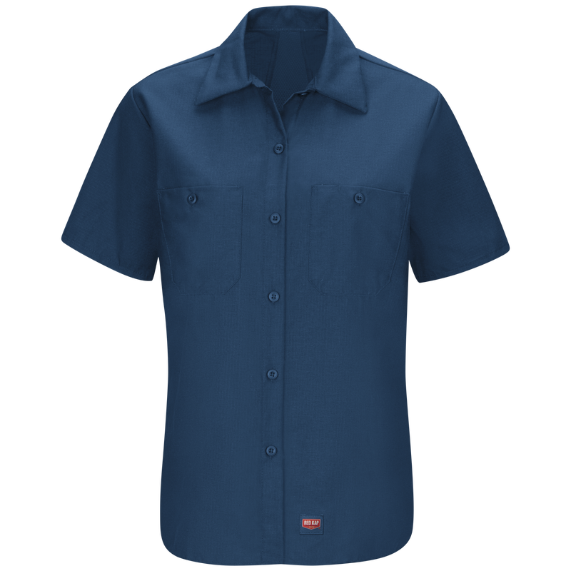 Women's Short Sleeve Work Shirt with MIMIX&reg; image number 1