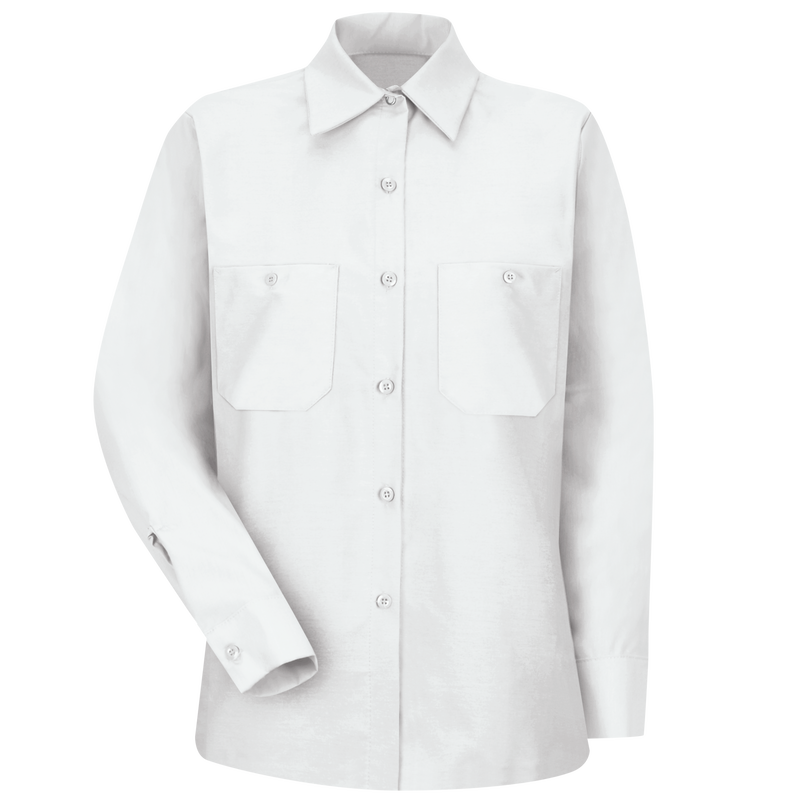 Women's Long Sleeve Industrial Work Shirt image number 1