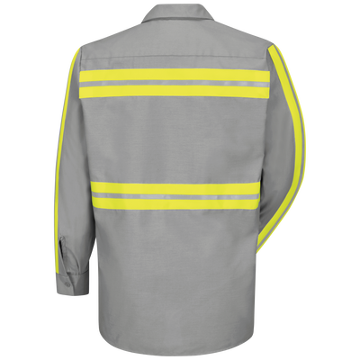 Long Sleeve Enhanced Visibility Industrial&nbsp;Work Shirt