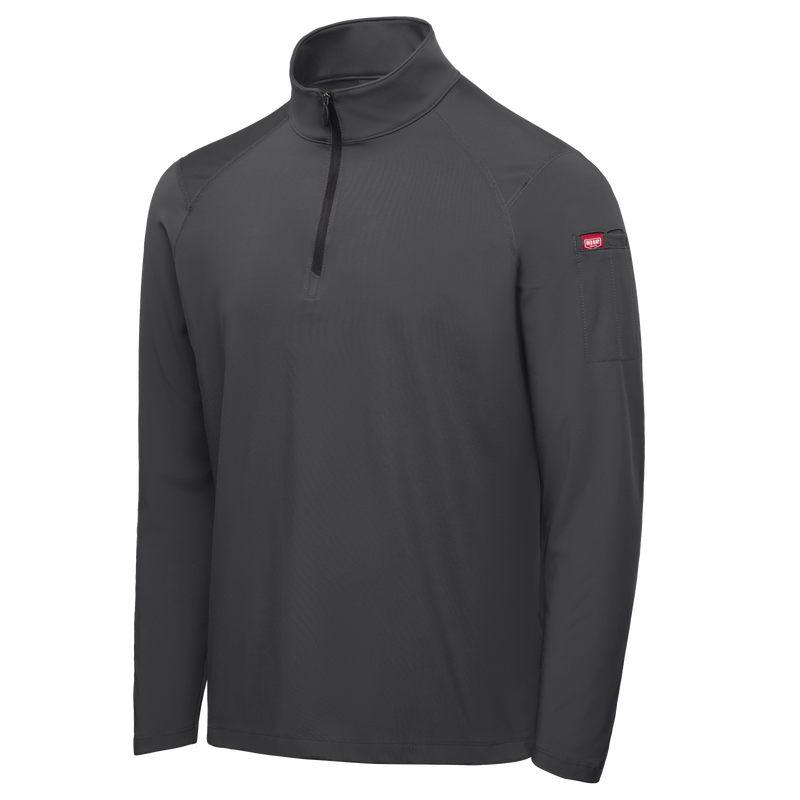 Men's Performance Quarter Zip Cadet Collar Pullover image number 4
