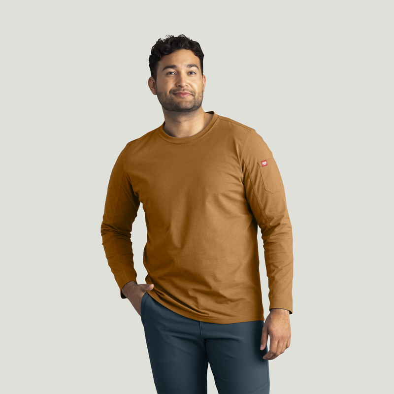 Men's Midweight Long Sleeve Performance Tee image number 5