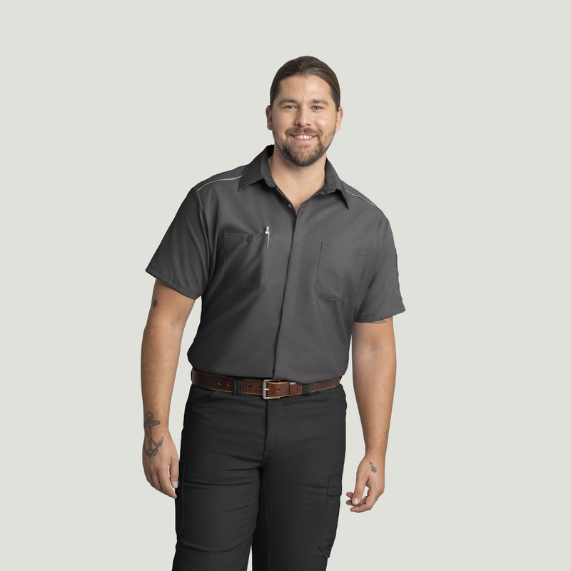 Men's Short Sleeve Pro Airflow Work Shirt image number 1