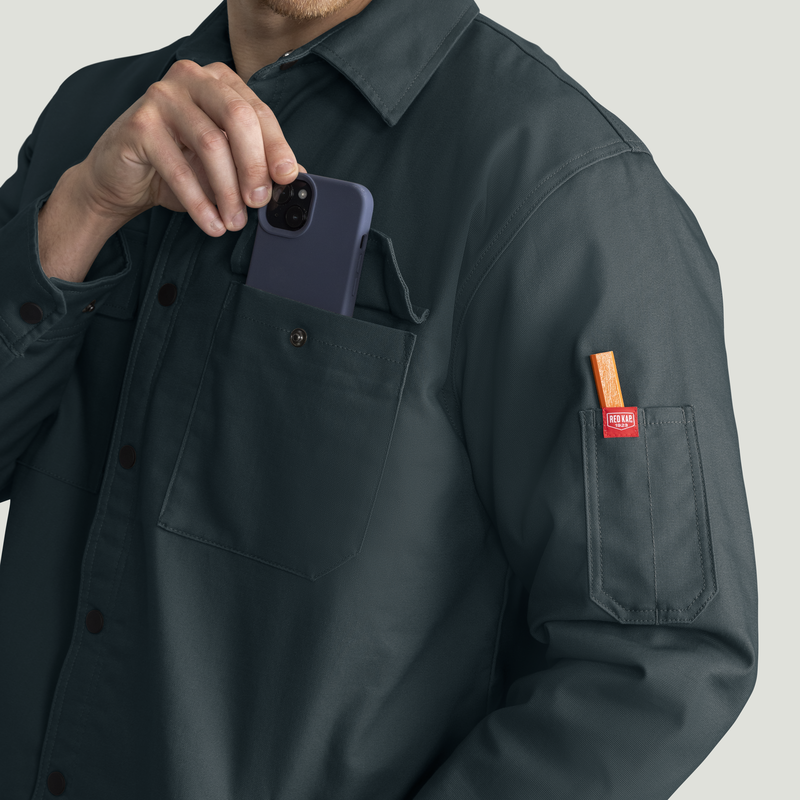 Men's Water Repellent Shirt Jacket image number 19
