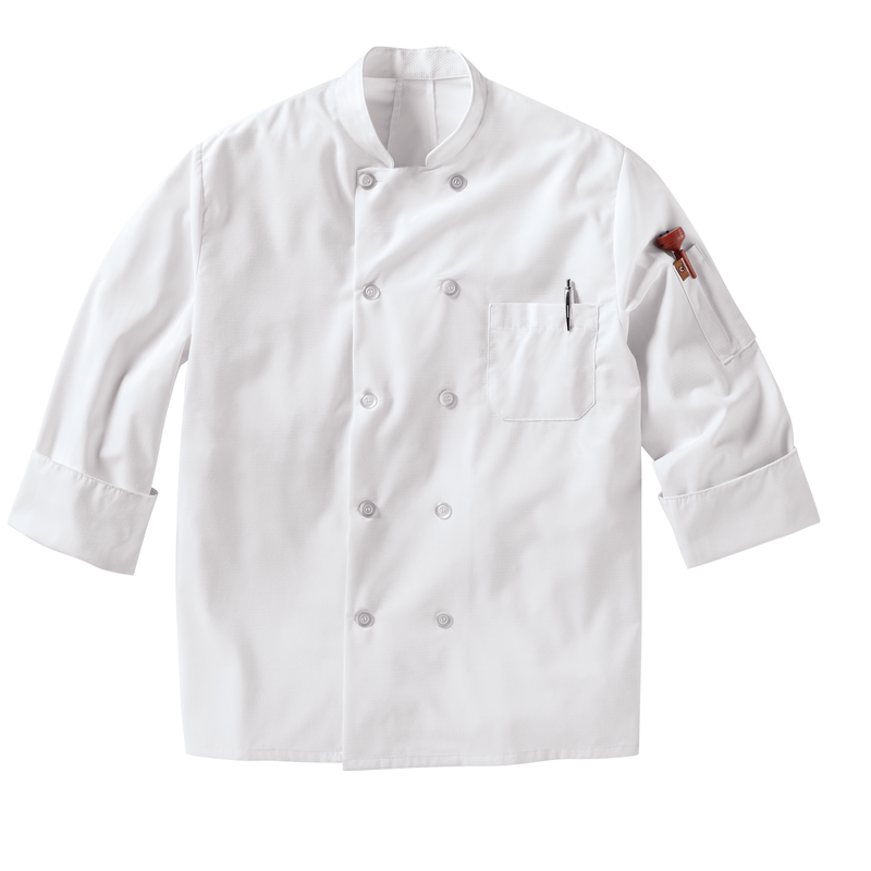 Men's Chef Coat with OilBlok + MIMIX&reg; image number 8