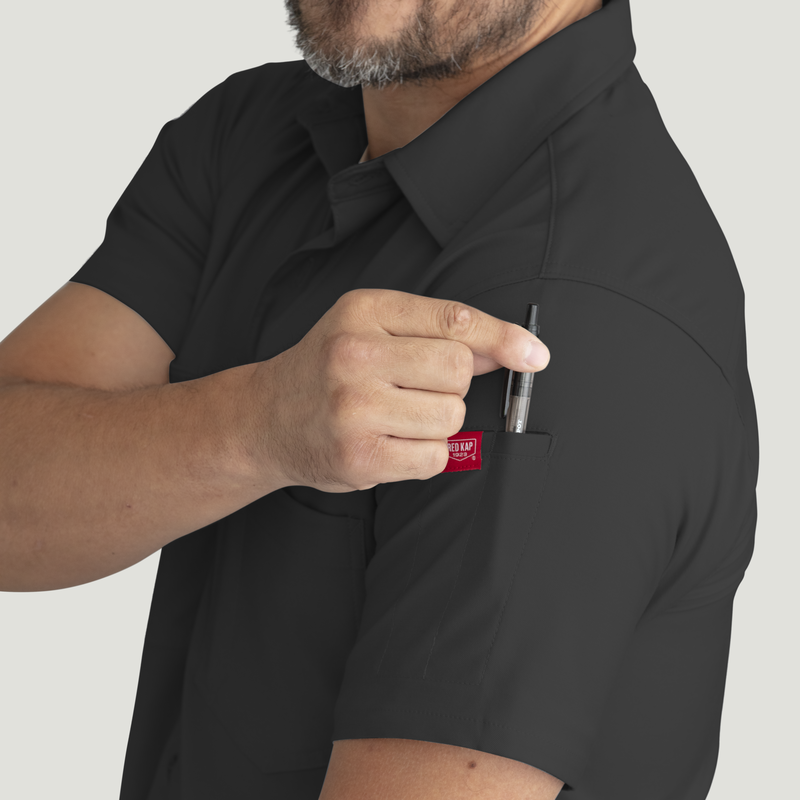 Men's Cooling Short Sleeve Work Shirt image number 11