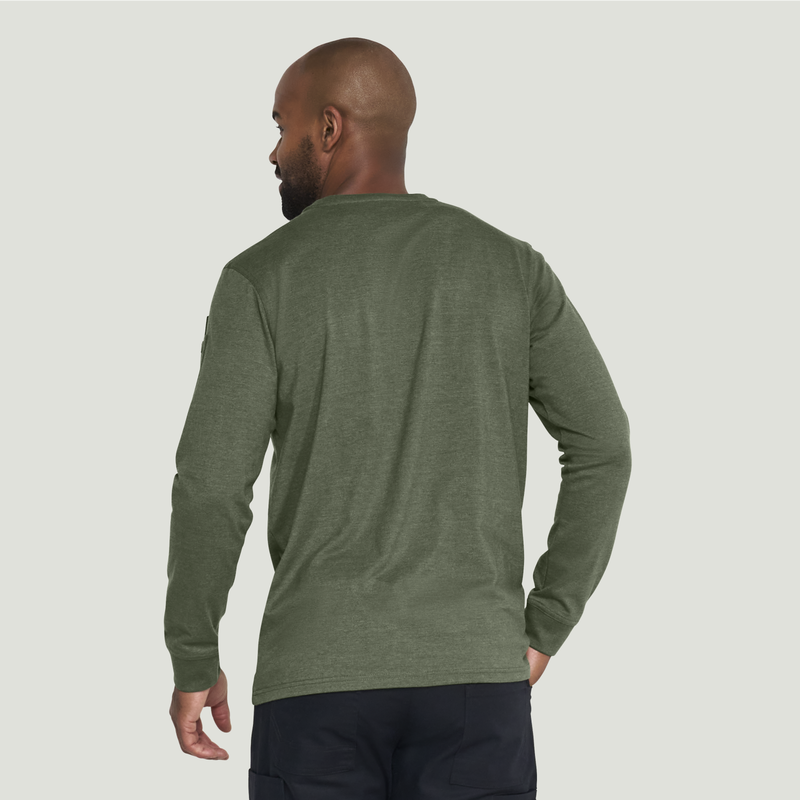 Men's Wicking Long Sleeve T-Shirt image number 2