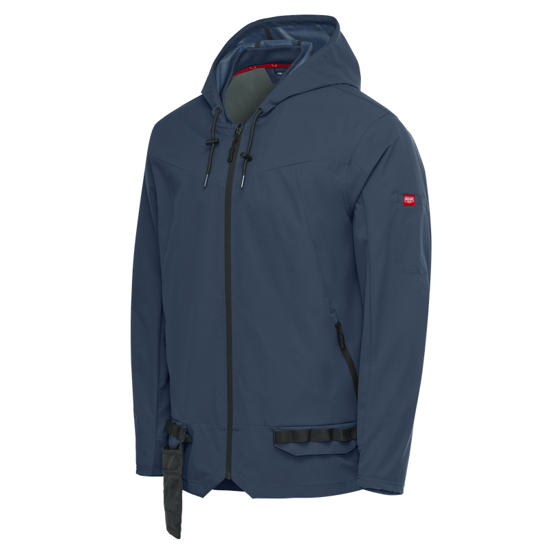 Men&rsquo;s Performance Hooded Windbreaker Jacket with ToolShift Pocket image number 8