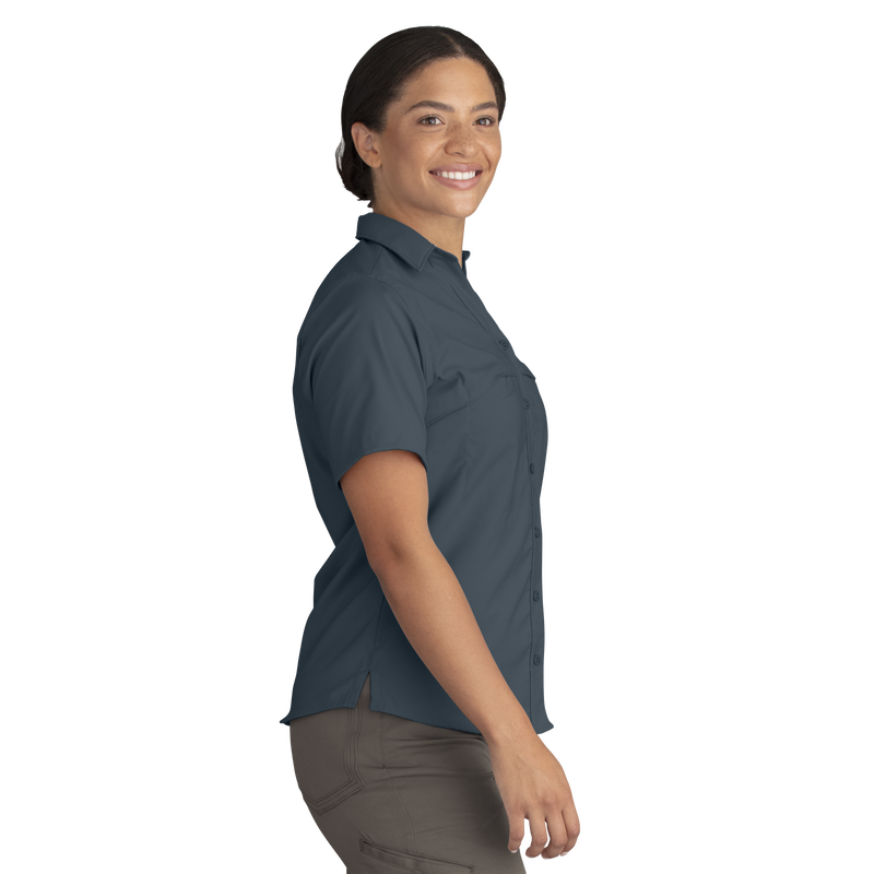 Women's Cooling Short Sleeve Work Shirt image number 8