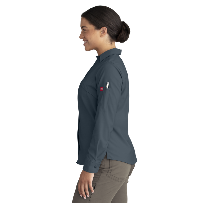 Women's Cooling Long Sleeve Work Shirt image number 7