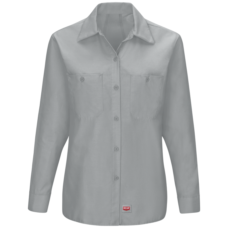 Women's Long Sleeve Work Shirt with MIMIX&reg; image number 1