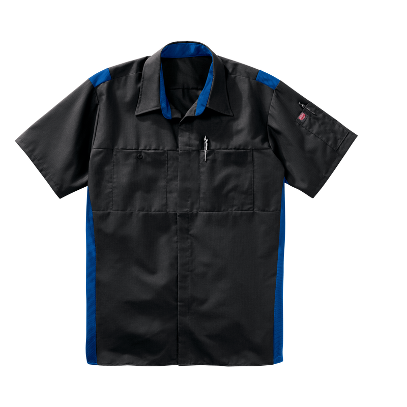 Men's Short Sleeve Performance Plus Shop Shirt With Oilblok Technology image number 5