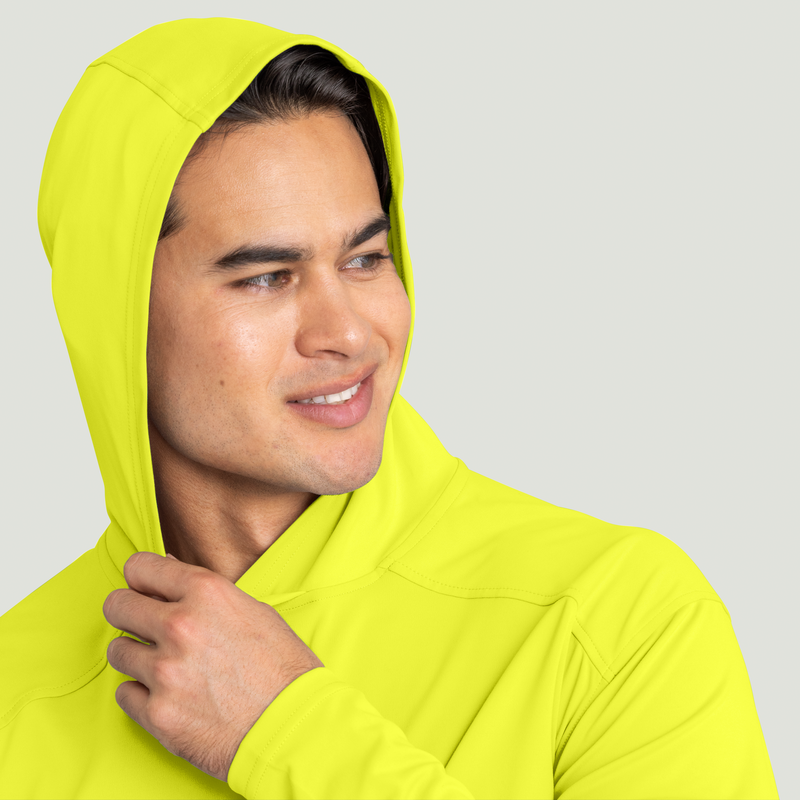 Men's Visibility Sun Protection Pullover Hoodie image number 13