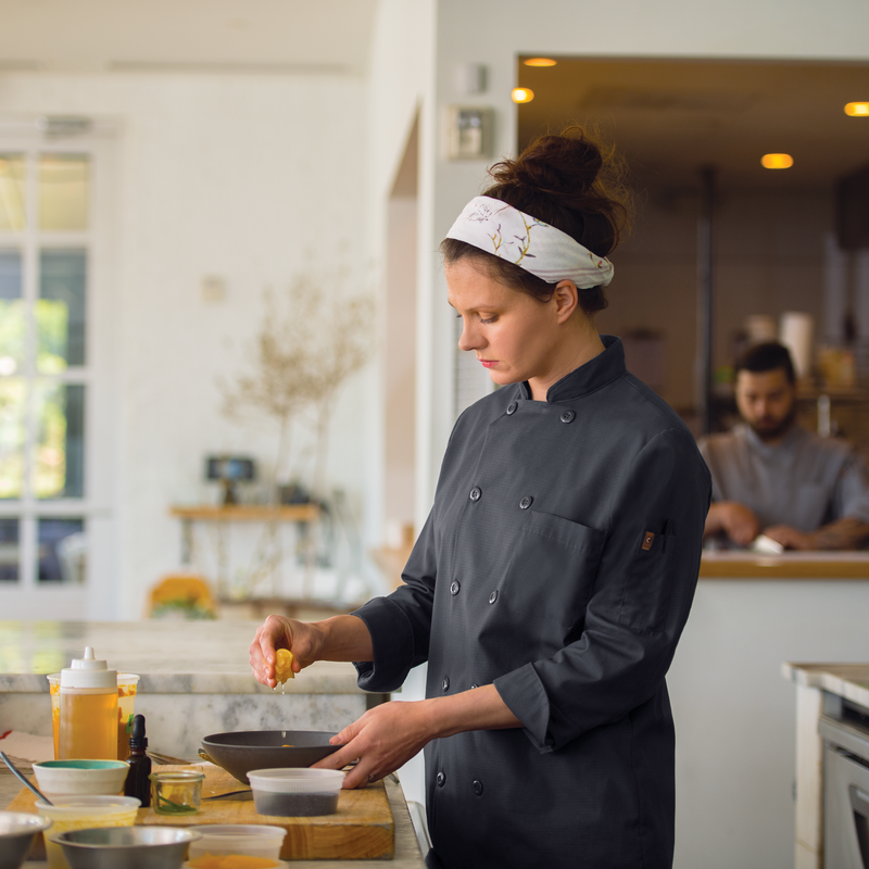 Women's Chef Coat with OilBlok + MIMIX&reg; image number 5