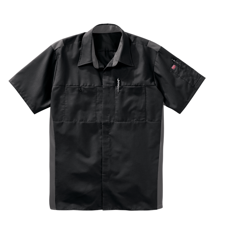 Men's Short Sleeve Performance Plus Shop Shirt With Oilblok Technology image number 5