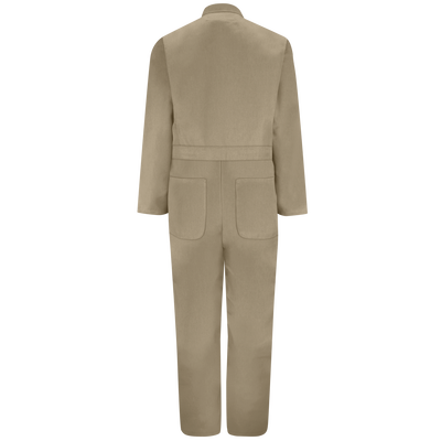 Twill Action Back Coverall with Chest Pockets