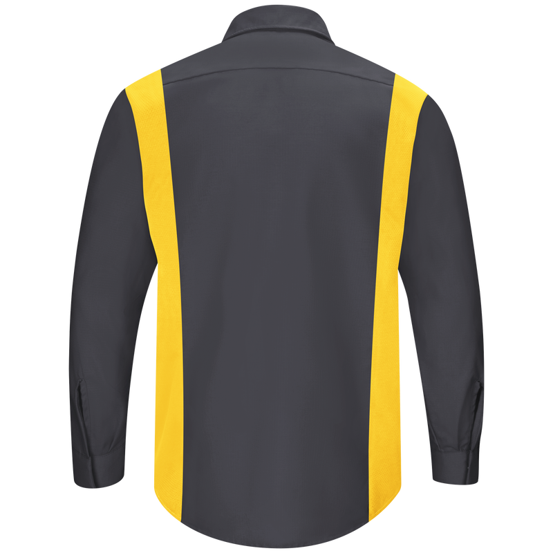 Men's Long Sleeve Performance Plus Shop Shirt with OilBlok Technology image number 2