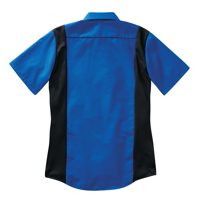 Women's Short Sleeve Performance Plus Shop Shirt with OilBlok Technology image number 7