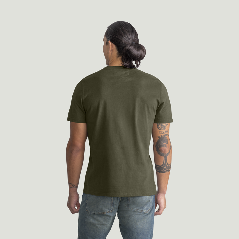 Men's Heavyweight Cotton Short Sleeve Pocket T-Shirt image number 2