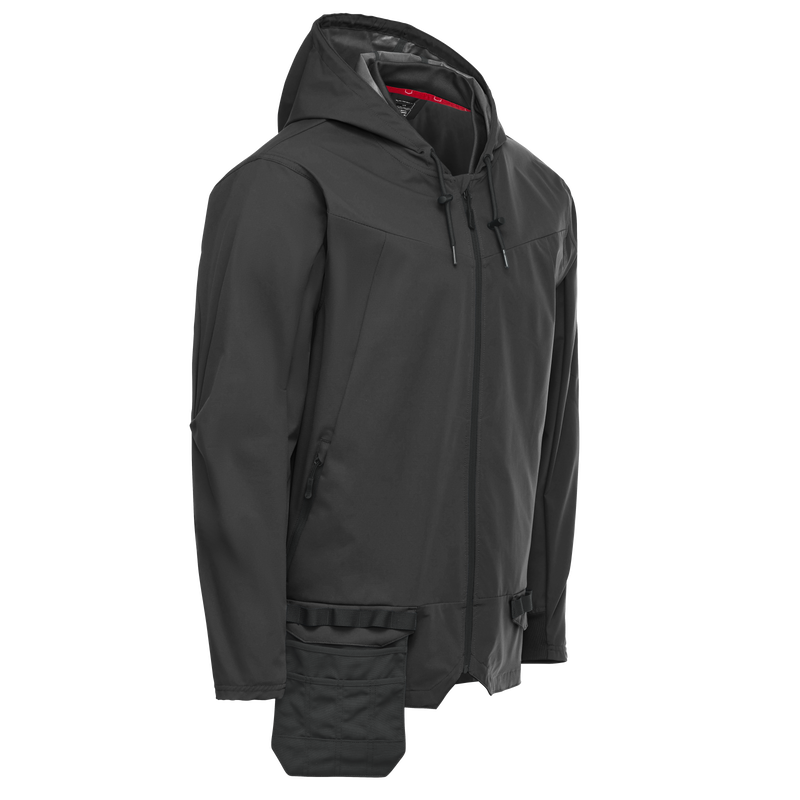 Men&rsquo;s Performance Hooded Windbreaker Jacket with ToolShift Pocket image number 7