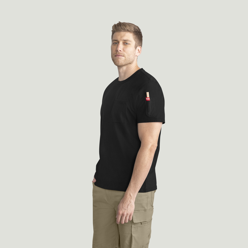 Men's Heavyweight Cotton Short Sleeve Pocket T-Shirt image number 7