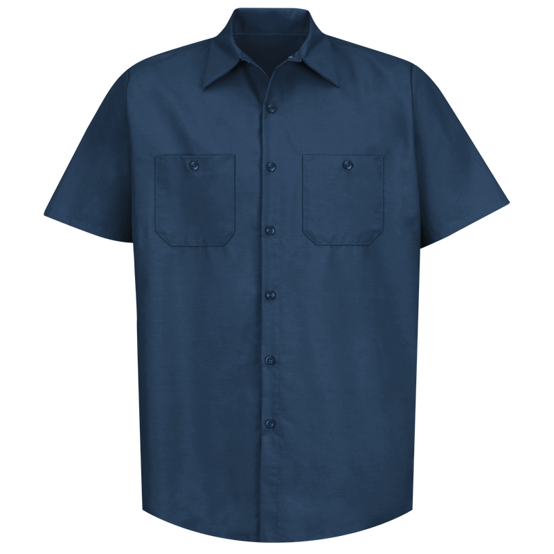 Men's Short Sleeve Industrial Work Shirt image number 5