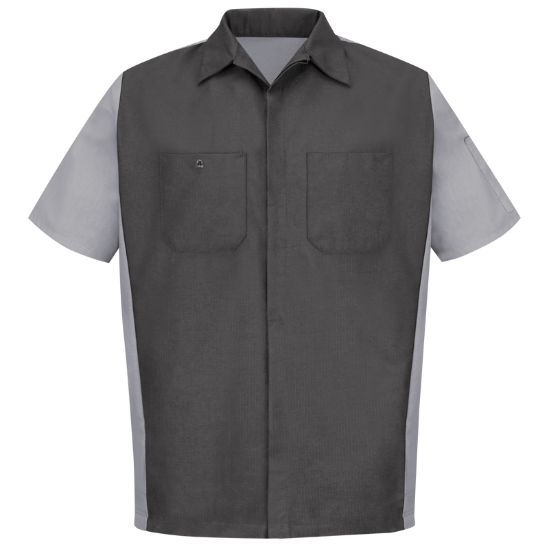Men's Short Sleeve Two-Tone Crew Shirt image number 1