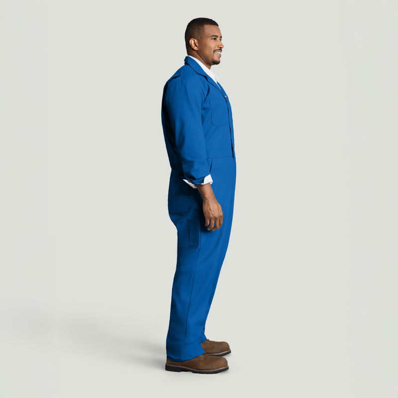 Twill Action Back Coverall with Chest Pockets image number 6