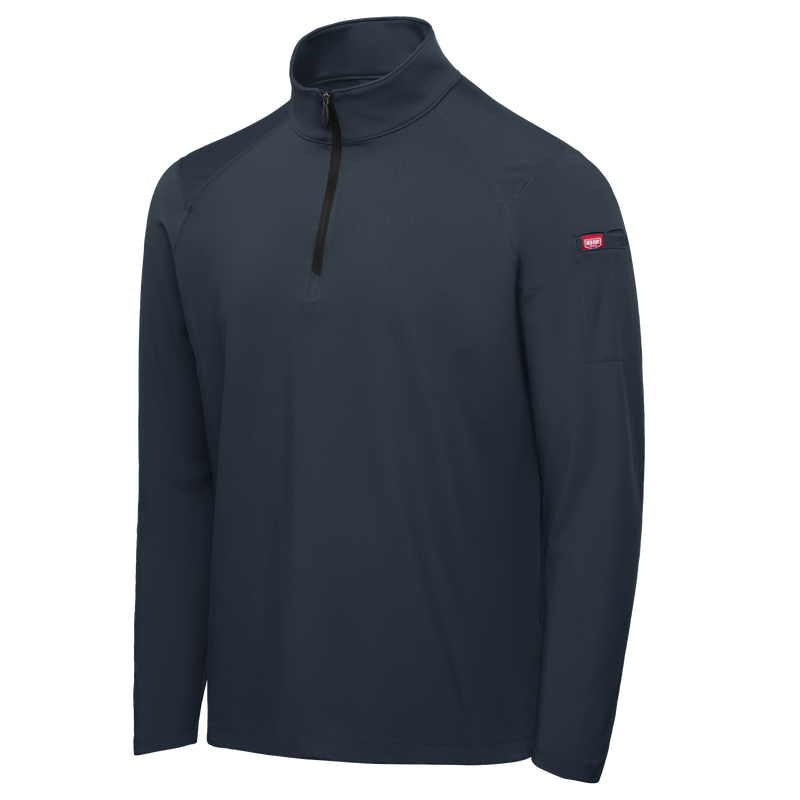 Men's Performance Quarter Zip Cadet Collar Pullover image number 4
