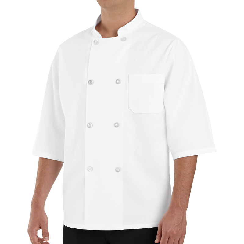 &frac12; Sleeve Chef Coat image number 2