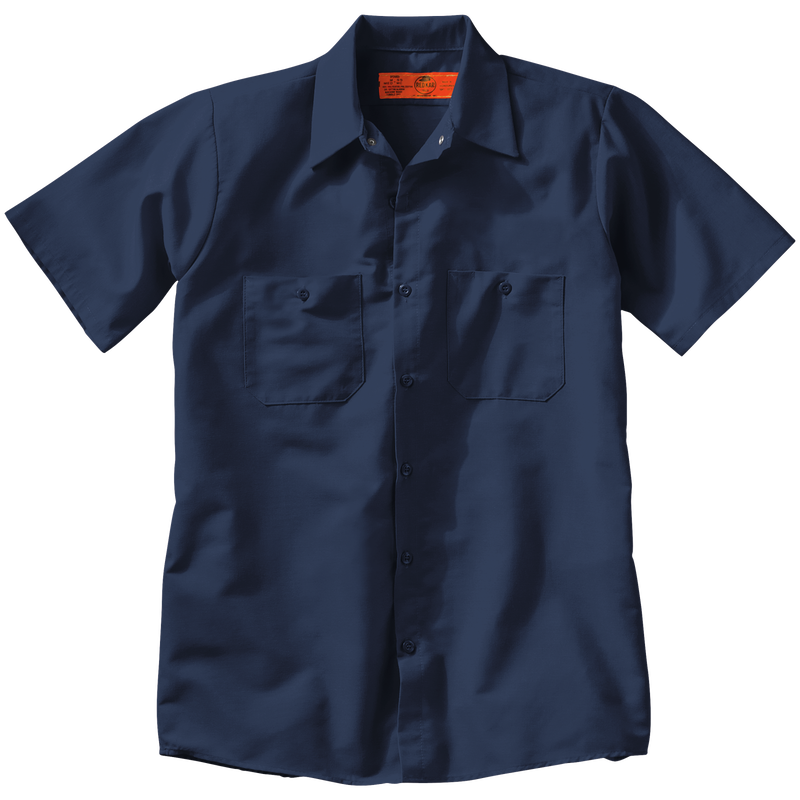 Men's Short Sleeve Industrial Work Shirt image number 9