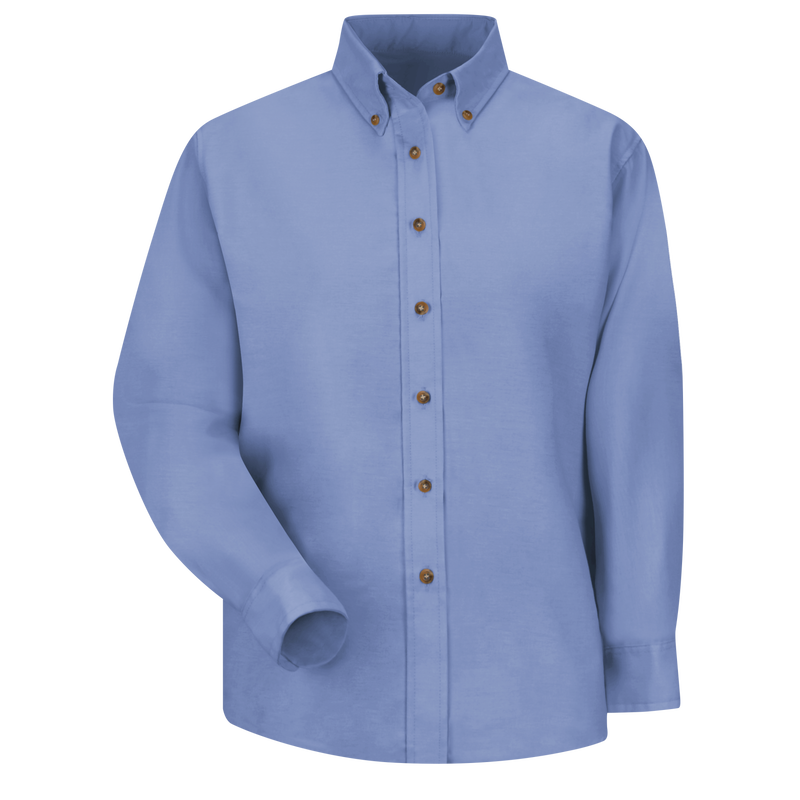 Women's Long Sleeve Poplin Dress Shirt image number 1
