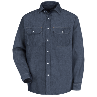Men's Long Sleeve Deluxe&nbsp;Denim Shirt