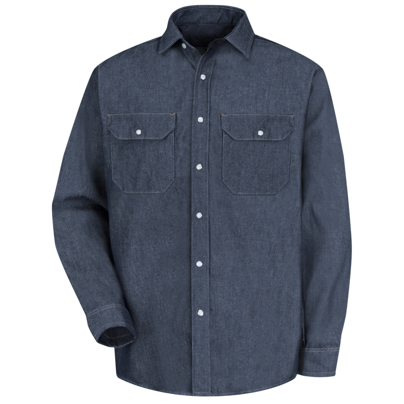 Men's Long Sleeve Deluxe&nbsp;Denim Shirt image number 1