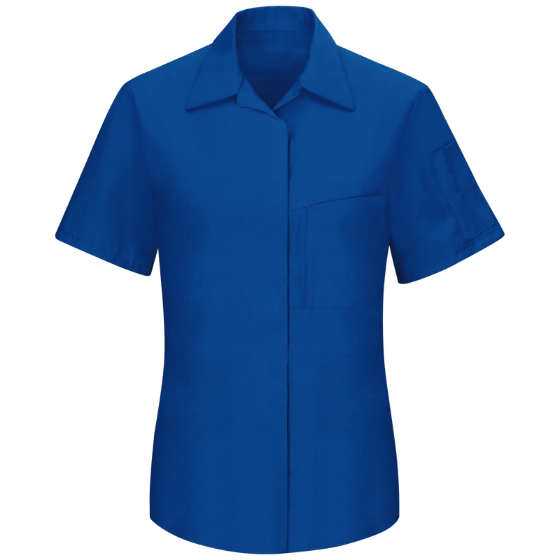 Women's Short Sleeve Performance Plus Shop Shirt with OilBlok Technology image number 1