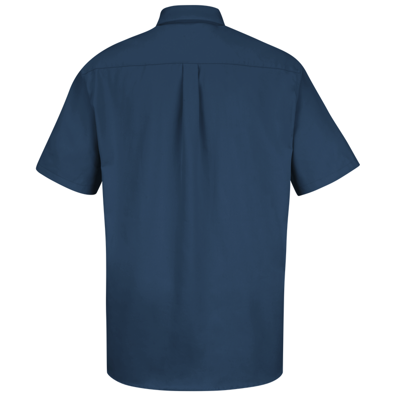 Men's Short Sleeve Cotton Contrast Dress Shirt image number 2