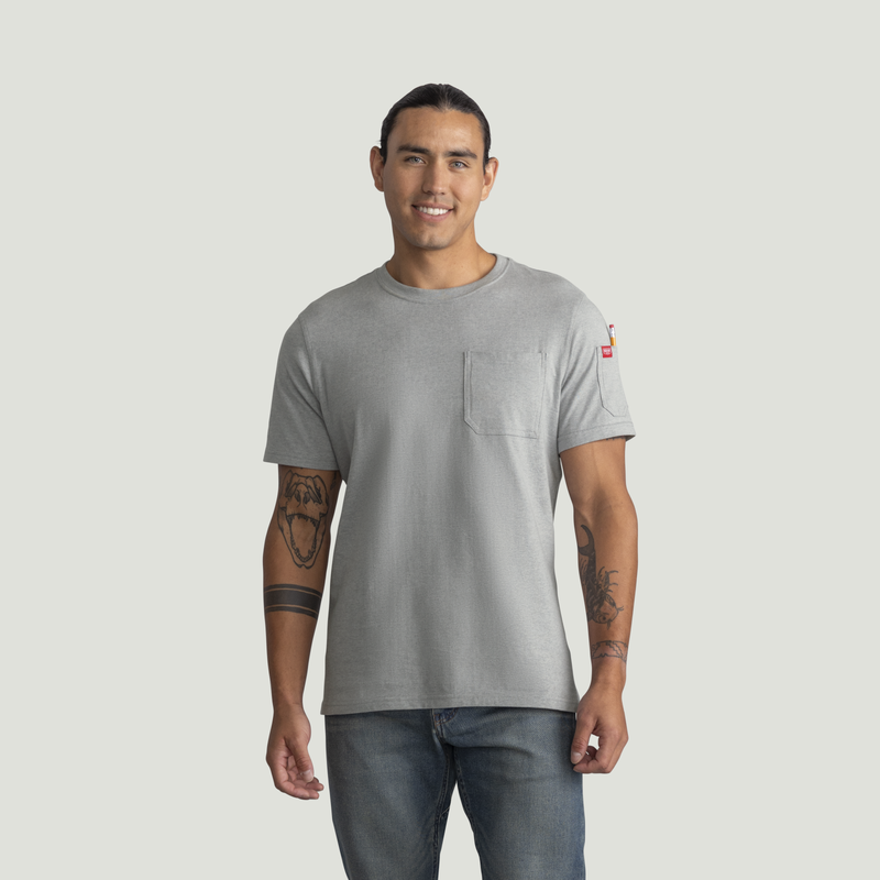 Men's Heavyweight Cotton Short Sleeve Pocket T-Shirt image number 1