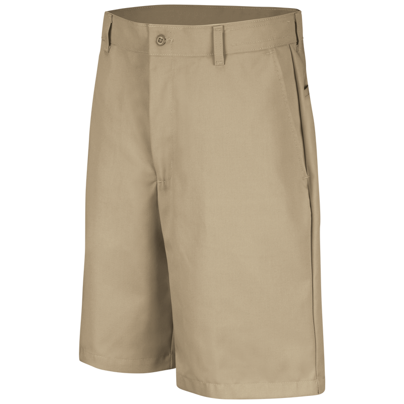 Men's Cotton Casual Plain Front Shorts image number 1